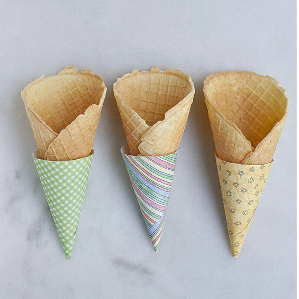 Polka Designs Ice Cream Cone Sleeves