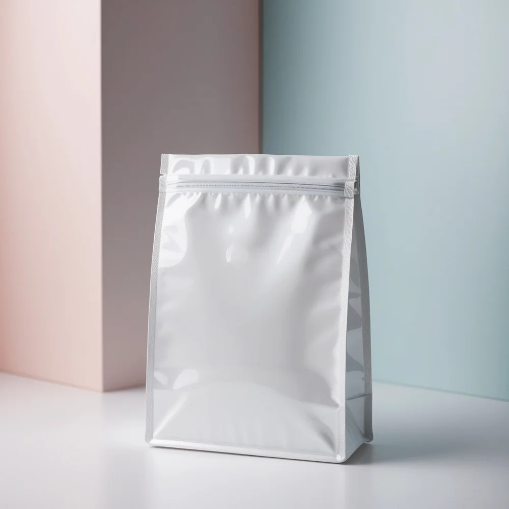 White Mylar Bags