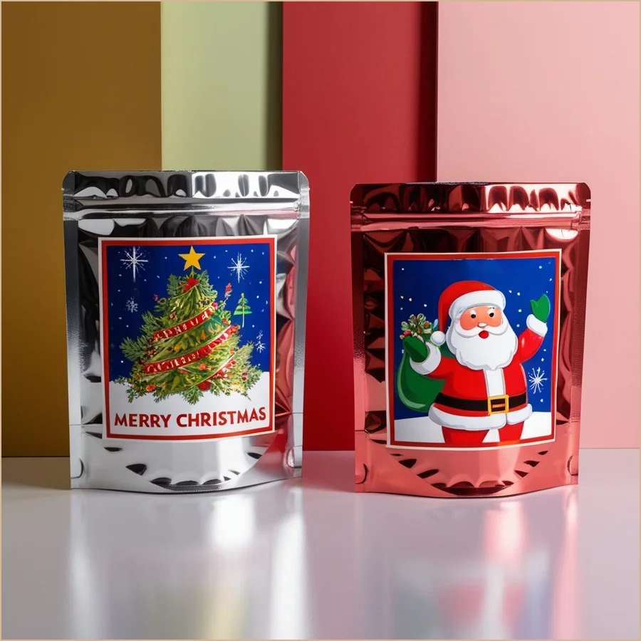 Christmas Mylar Bags